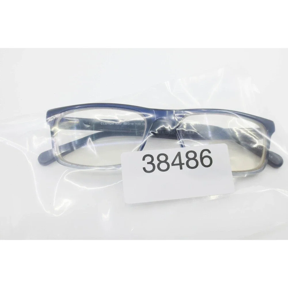 Transformers Clutch NAV Eyeglass Frames Navy Blue Rectangular Hasbro 49-16-130
